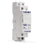 Контактор модульный 18мм 16А 230В АС 2НО PRIZMA TOKOV ELECTRIC TKE-PZ-MC-1-16-230-20
