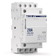 Контактор модульный 36мм 20А 230В АС 2НО 2НЗ PRIZMA TOKOV ELECTRIC TKE-PZ-MC-2-20-230-22