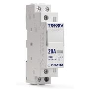 Контактор модульный 18мм 25А 230В АС 1НО 1НЗ PRIZMA TOKOV ELECTRIC TKE-PZ-MC-1-25-230-11