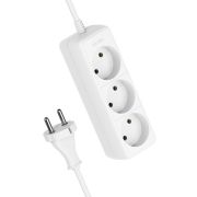 Удлинитель 3х1.5м без заземл. 16А IP20 ПВС 2х1.5 КОСМОС YKsm1.5m-3g(K)