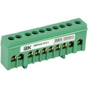 Шина PE «земля» в корп. изол. на DIN-рейку ШНИ-6х9-10-К-З IEK YNN10-69-10KD-K06
