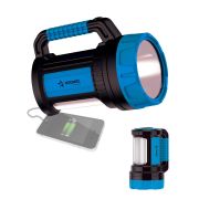Фонарь аккумуляторный KOSMOS premium 7W LED ЗУ 220/12В USB зарядка телефона КОСМОС KOSACCU9107WUSB