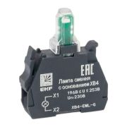 Лампа сменная с основанием XB4 зел. 230В PROxima EKF XB4-EML-G
