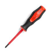Отвертка диэлектрическая «Профи» PH/FL1х80 КВТ 79776