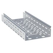 Лоток листовой перфорир. 100х80 L3000 сталь 1мм EKF L8010001-1