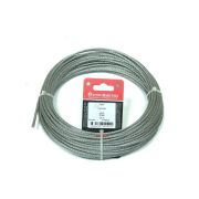 Трос стальной 4.0мм DIN 3055 цинк (уп.20м) подвес СТРОЙМЕТИЗ 4140070