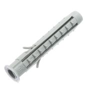 Дюбель 6х50 распорный с манжетом шипами и усами европодвес (уп.18шт) СТРОЙМЕТИЗ UTORM2330071