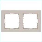 Рамка 2-м G-Classic тауп Jasmart G1002T