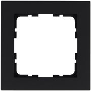 Рамка 1-м G-Classic черн. матов. soft touch Jasmart G1001PB