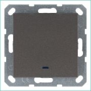 Выключатель 1-кл. 10А IP20 с подсветкой механизм мокко Jasmart G3011NZ