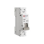 Выключатель автоматический модульный 1п D 6А 6кА ВА 47-63N PROxima EKF M636106D