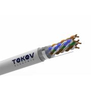Кабель витая пара SF/UTP 4х2х24AWG(0.52мм) кат.5E PVC indoor Fluke tested (м) PRO TOKOV ELECTRIC TKP-C06-SF/UTP-42-5E-305
