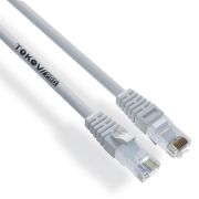 Патч-корд кат.6 U/UTP 24 AWG LSZH 1м PRO TOKOV ELECTRIC TKP-PC06-6U-CULSZH-1M