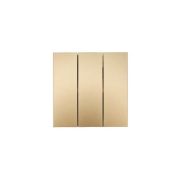 Выключатель 3-кл. СП ZIMA IP20 10А безвинт. зажим зол. LEZARD 704-3688-109QC