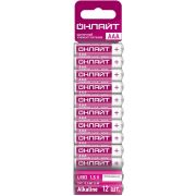 Элемент питания алкалиновый 90 624 OBT-ALK-LR03-BP12 (блист.12шт) ОНЛАЙТ 90624