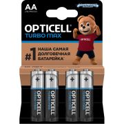 Элемент питания алкалиновый AA/LR6 (блист. 4шт) Turbo Max Opticell 6053003